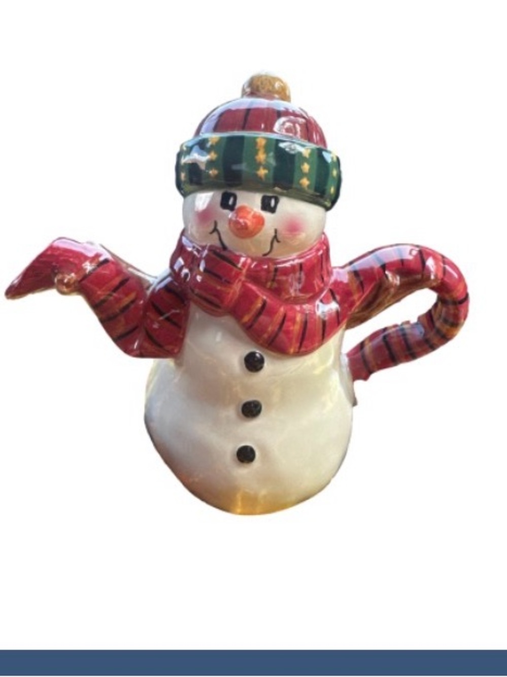 The Sakura table  Snowman Ceramic creamer
